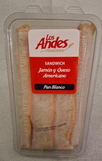 Sandwich Jamon y Queso Americano Normal