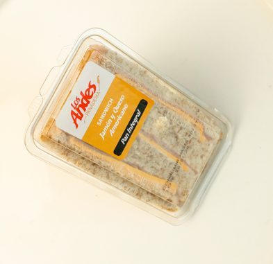 Sandwich Jamon y Queso Integral
